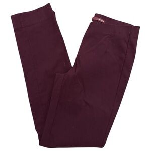 Stehmann Women’s Size 4 Burgundy Ina 740 The Perfect Pull On Trousers Pants